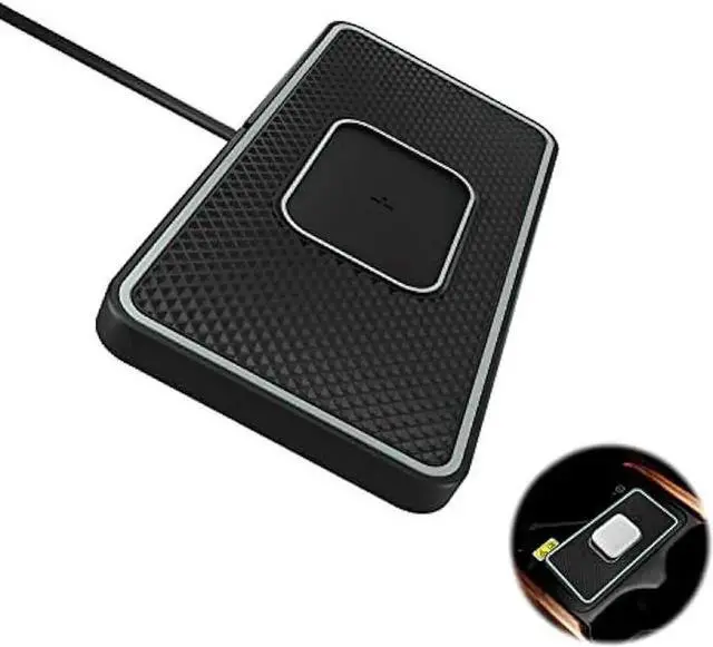 Main image of Wireless Charger, 15W Wireless Car Charger Charging pad Fast Wireless Phone Charger Cell Phone Wireless Charger pad Android Non Slip Wireless Charging mat galaxy21/20S9S10S8Note10 (C1P)