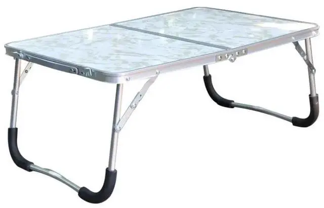 Alt view image 5 of 7 - Rubber Mat Adjustable Portable Laptop Table Folding Stand Computer Reading Desk Bed Tray (Pink)