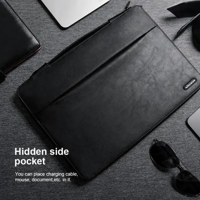 Alt view image 4 of 7 - NILLKIN Multifunctional Laptop Storage Bag Handbag with Holder, Classic Version For 14 inch and Below Laptop For 14 inch and Below Laptop (Black)