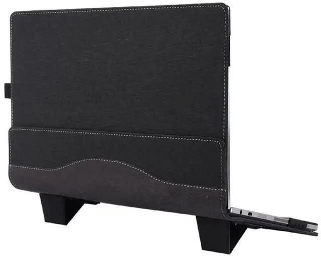 Main image of 15.6 inch Leather Laptop Anti-Fall Protective Case With Stand For Samsung Galaxy Book Pro 360 (Black)