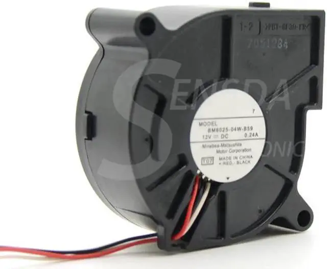 Main image of NEW original NMB-MAT BM6025-04W-B59 60mm DC 12V 0.24A 6CM blower Mitsubishi WD-57731 cooling fans