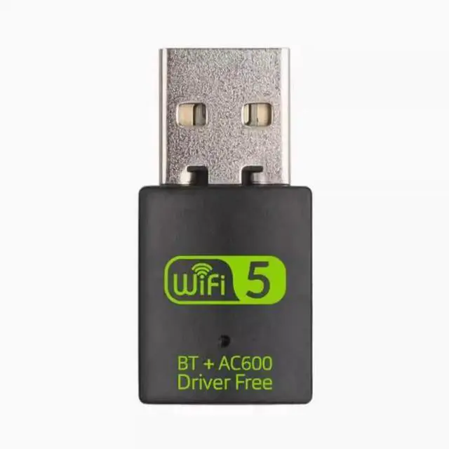 Alt view image 3 of 4 - USB Bluetooth 5.0 Wireless card 600Mbps dual-band wireless card driver free WiFi Bluetooth 2 in 1 600M + Bluetooth 5.0 drive-free