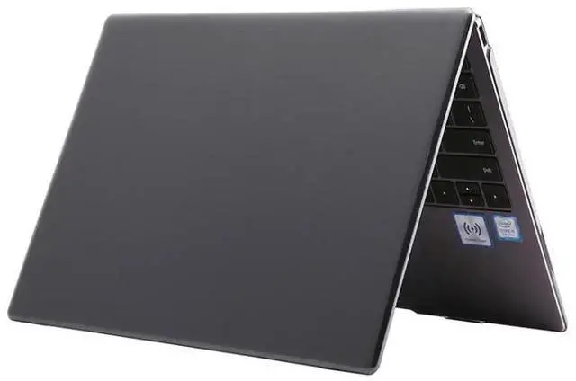 Alt view image 6 of 6 - For Huawei MateBook X Pro Shockproof Crystal Laptop Protective Case (Black)