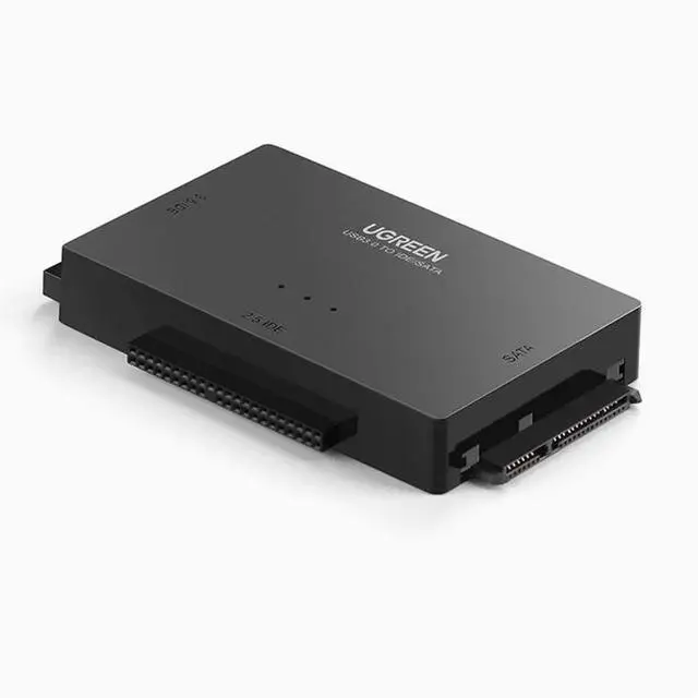 Main image of UGREEN IDE/SATA to USB3.0 Easy drive cable, external desktop hard drive with power supply, 2.5/3.5-inch notebook mechanical ssd solid-state drive, optical drive reader
