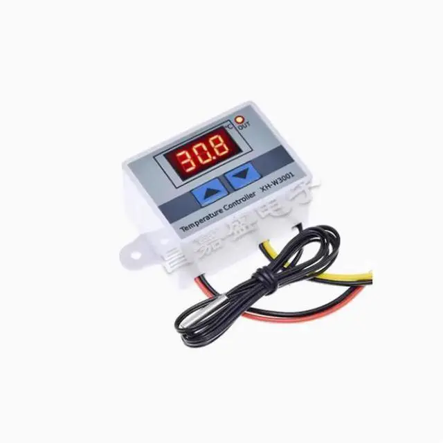 Alt view image 2 of 4 - Digital temperature controller XH-W3001 Microcomputer temperature controller Intelligent electronic controller switch 12V/120w