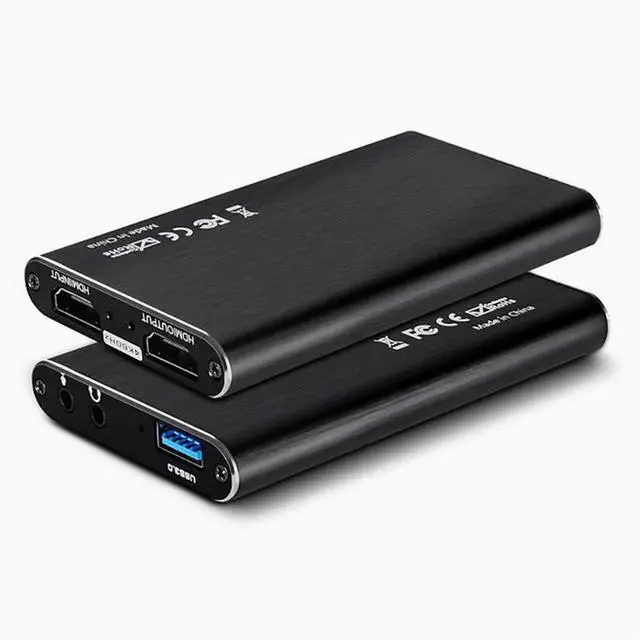 Alt view image 3 of 4 - 4K loop out 1080P capture card HDMI video game capture live camera obs recording capture card