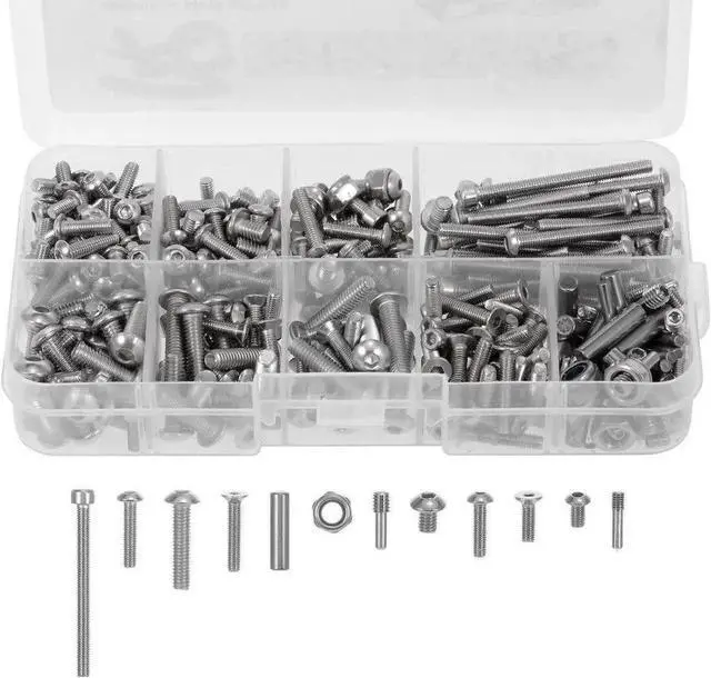 Main image of RC Screws Stainless Steel Screws Kit for Traxxas E-REVO 1/10 RC Car Big-Foot Truck