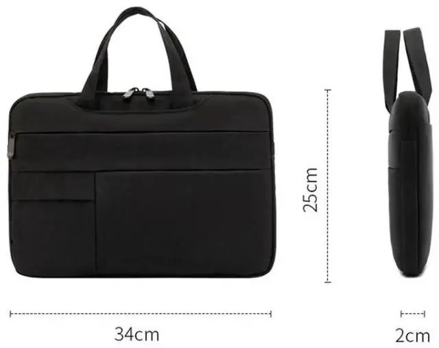 Alt view image 4 of 7 - C510 Waterproof Oxford Cloth Laptop Handbag For 15.4-16 inch Laptops(Black) For 15.4-16 inch Laptops (Pink)