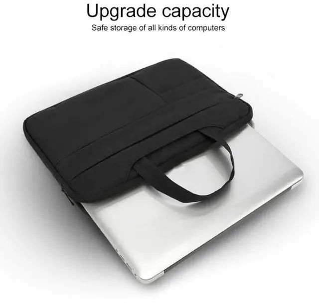 Alt view image 2 of 7 - C510 Waterproof Oxford Cloth Laptop Handbag For 15.4-16 inch Laptops(Black) For 15.4-16 inch Laptops (Grey)