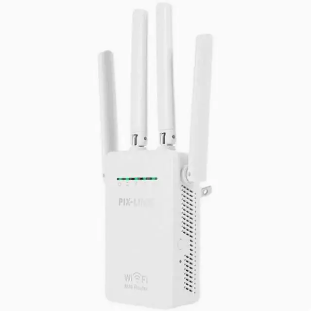 Alt view image 3 of 3 - 300Mpbs Wireless routing repeater Four antennas 300M wireless AP smart through-wall wifi
