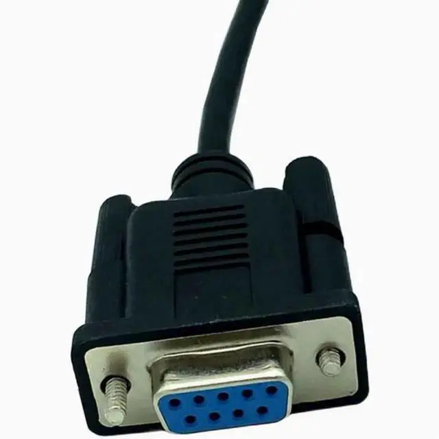 Alt view image 3 of 4 - RS232 female serial cable to USB female mother-to-female connection cable DB9 hole to USB female data cable
