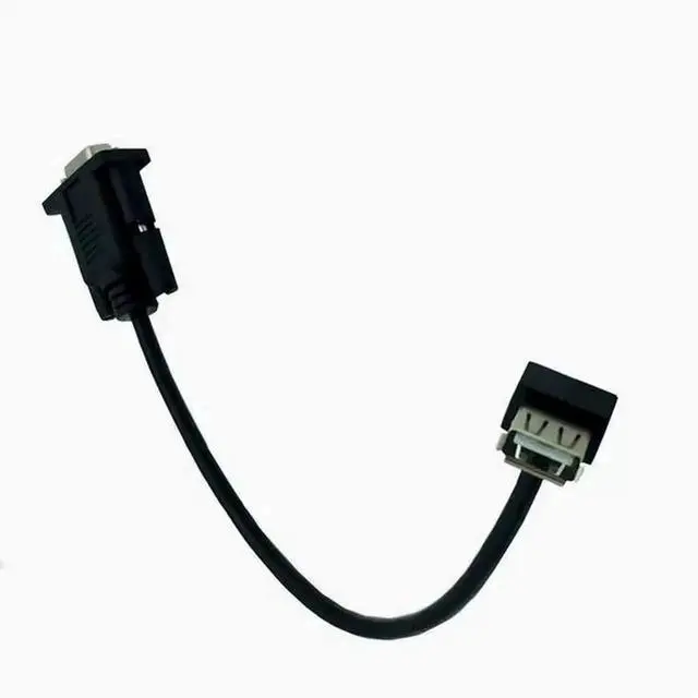 Alt view image 2 of 4 - RS232 female serial cable to USB female mother-to-female connection cable DB9 hole to USB female data cable