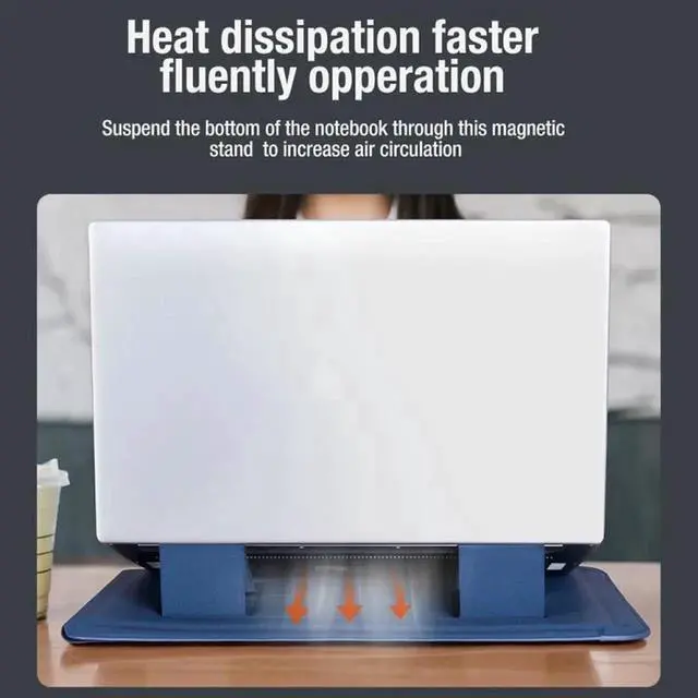 Alt view image 5 of 7 - NILLKIN Multifunctional Laptop Portable Bag with Holder for 15.6-16.1 inch (Blue) Black