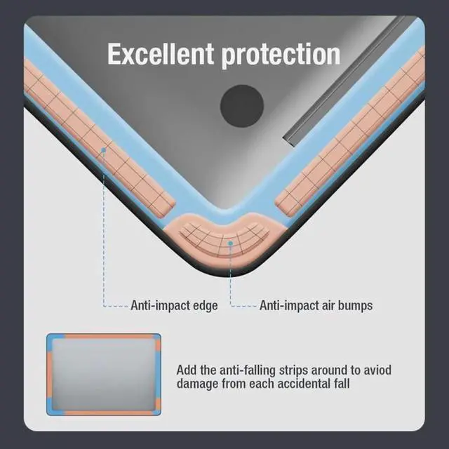 Alt view image 4 of 7 - NILLKIN Multifunctional Laptop Portable Bag with Holder for 15.6-16.1 inch (Blue) Black