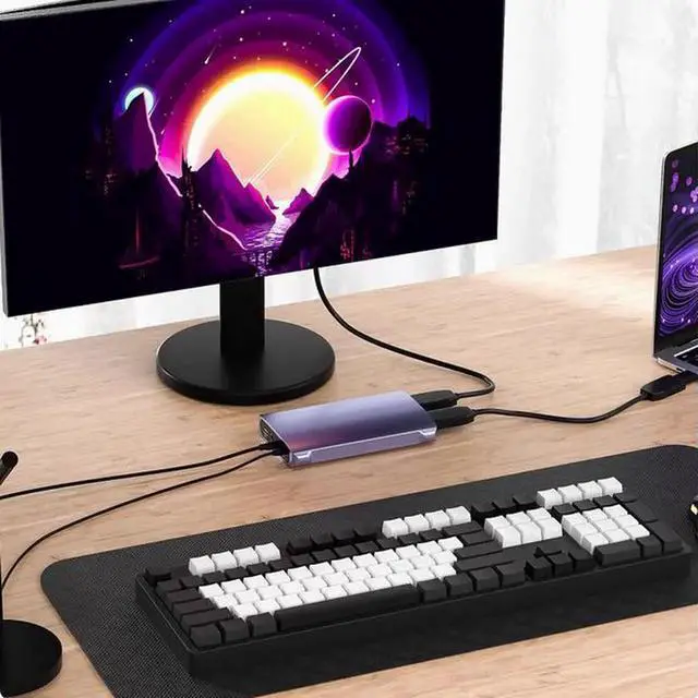 Alt view image 3 of 4 - HDMI capture card 4K HD with audio USB3.0 HDMI Video capture card PS4/OBS live 4K60HZ