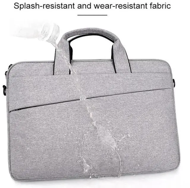 Alt view image 4 of 7 - ST03S 15.6 inch Universal Double Side Pockets Wearable Oxford Cloth Soft Handle Portable Laptop Tablet Bag (Pink)