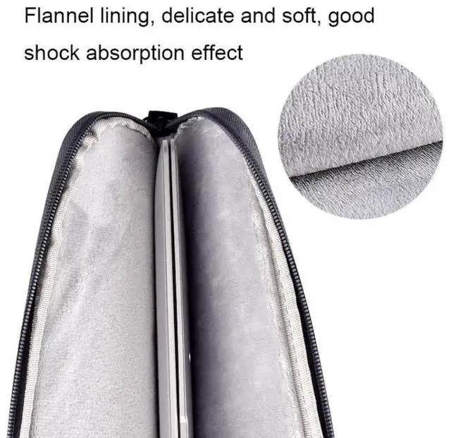 Alt view image 2 of 7 - ST09 Portable Single-shoulder Laptop Bag, Size: 13.3 inches 13.3 inches (Gray with Shoulder Strap)