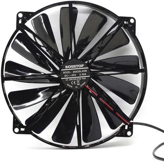 Main image of 20cm 5V ultra quiet USB Fan 20020 DIY notebook base fan
