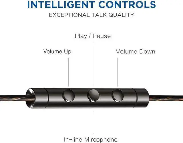 Alt view image 7 of 7 - 1MORE Quad Driver in-Ear Earphones Hi-Res High Fidelity Headphones Warm Bass, Spacious Reproduction, High Resolution, Mic in-Line Remote Smartphones/PC/Tablet - Silver/Gray