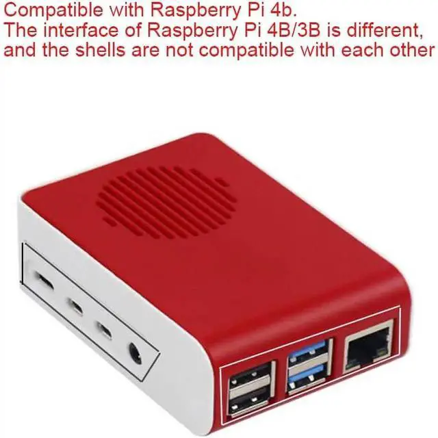 Main image of Case with Dazzling LED Cooling Fan, Raspberry pi Heatsink for Raspberry pi 4 4