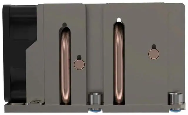 Alt view image 2 of 7 - LGA3647-2U-R83 Cooler 240W for Lga 3647 Narrow Type Radiator 2u Heat Sink 4 Heat Pipe Side Blow Cooling Fan,1 * cpu Cooler