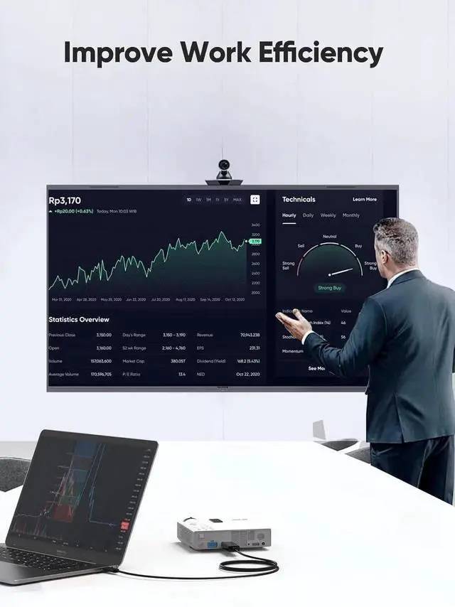 Alt view image 2 of 7 - CableCreation USB-C to HDMI 4K, 3ft Type-C to HDMI Cord Compatible with Thunderbolt 3/4, Android Phone to TV, iPhone 15/16 Series, MacBook, iPad Pro, Galaxy, Dell