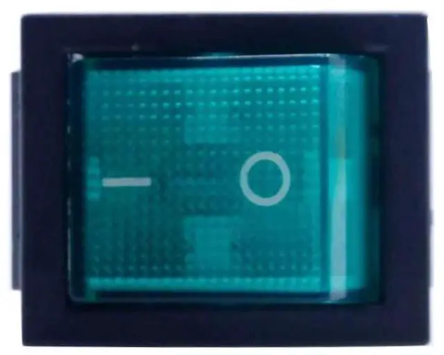 Alt view image 4 of 5 - 4PCS KCD4 Square Rocker Switch with Light 4Pin ON/Off 2-Position DPST Rocker Boat Switch 16A/20A AC 250V/125V for Car, Motorcycle (Green)