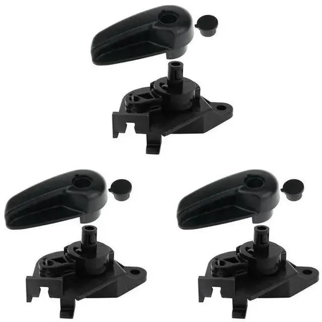 Main image of 3X Hood Release Handle Lever & Mounting Bracket for 2013-2016 Fusion/Mondeo& MKZ DS7Z-99042C74-A,3 x Hood Release Handle 3 x Handle Mounting Bracket,black