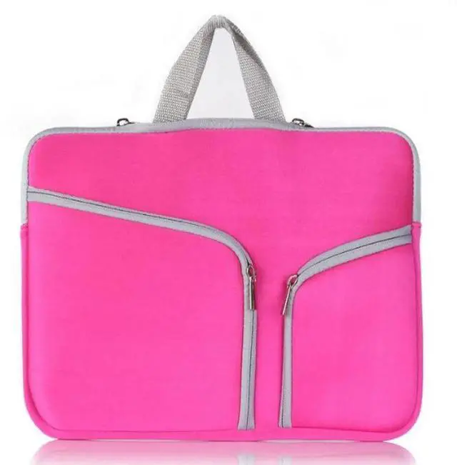 Main image of T228 Diving Material Computer Bag Multi-pocket Laptop Liner Bag, Size: 17 Inch 17 Inch (Rose)
