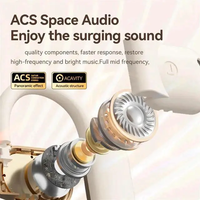 Alt view image 5 of 7 - New M62 AI Translator Earbuds Bluetooth Real Time Translators Headphones Two-Way Instant Voice Translator Ear Hook A,1 pair earphones 1 x data cable,Black