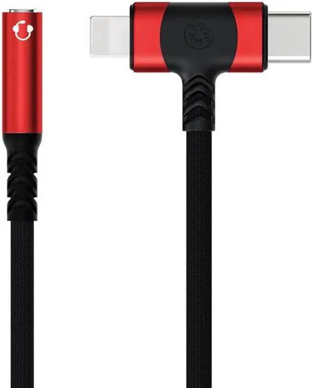 Main image of Lightning & USB-C to 3.5 mm Headphone Jack Adapter 2-IN-1 Headphone Adapter for iPhone Type C to 3.5mm Female Headphone Jack Adapter for ipad/iPhone 14/13/12/11/8/7/Samsung Galaxy/Pixel-MFI Certified