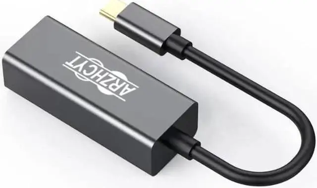 Alt view image 5 of 7 - Arzhcyt Lightweight Type C to Gigabit RJ45 network card RTL8153 with LED indicator light for all laptops, plug and play for instant access to gigabit speeds