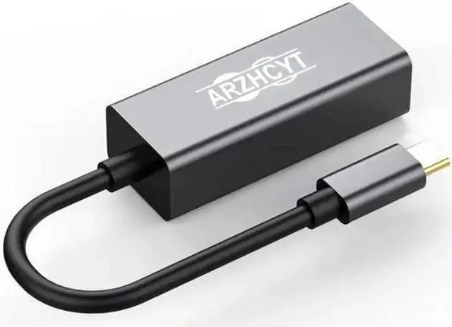 Alt view image 4 of 7 - Arzhcyt Lightweight Type C to Gigabit RJ45 network card RTL8153 with LED indicator light for all laptops, plug and play for instant access to gigabit speeds