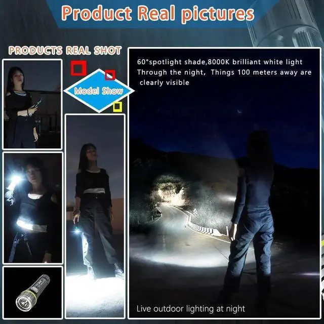 Alt view image 3 of 7 - Seafrogs Underwater Diving Torch 100 Meter IP68 Waterproof G