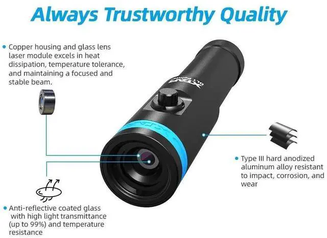 Alt view image 2 of 7 - New Released XTAR DL1 Diving Flashlight One Operate IPX8 50m