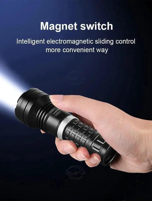 Alt view image 4 of 7 - 10000LM XHP120 LED High Power Diving Torch IPX8 Professional