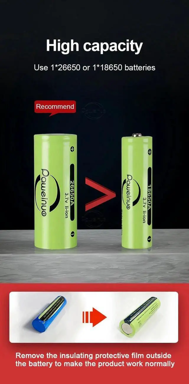 Alt view image 5 of 7 - 10000LM XHP120 LED High Power Diving Torch IPX8 Professional