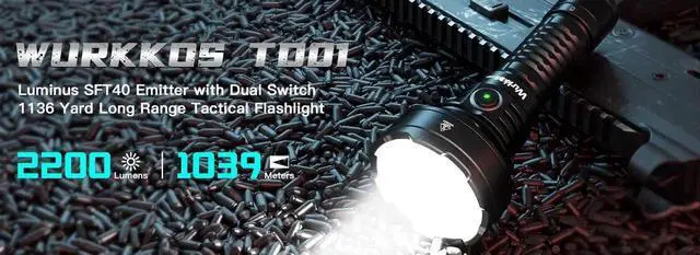 Alt view image 3 of 7 - Wurkkos DL70 Scuba Diving Flashlight High Power 13000LM Sear