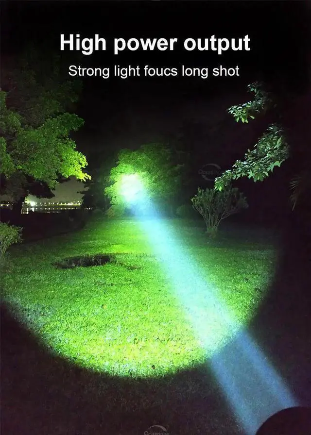 Alt view image 6 of 7 - 9000LM Upgrade XHP160 Diving Flashlight Powerful Profession