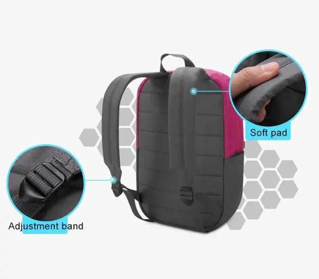 Alt view image 7 of 7 - POFOKO XY Series 13.3 inch Fashion Color Matching Multi-functional Backpack Computer Bag, Size: S (Yellow)