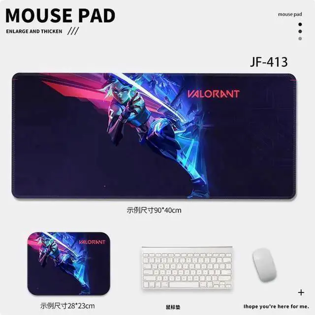 Main image of VALORANT game mouse pad Extended Gaming Mouse Pad with Stitched Edges, Large Mouse pad with Non-Slip Rubber Base for Work & Gaming, Office & Home,