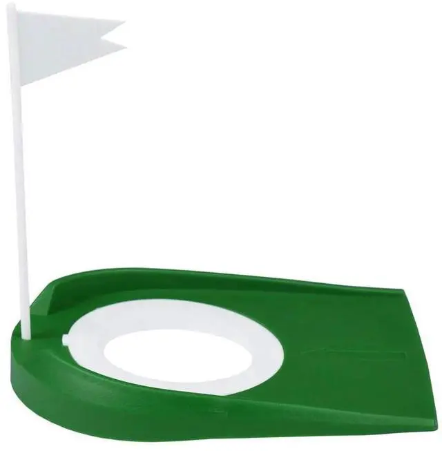 Alt view image 4 of 7 - Indoor Golf Putting Trainer With Hole Flag Putter Green Prac