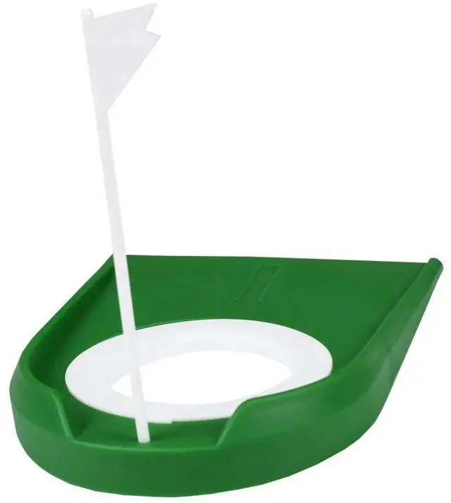 Alt view image 2 of 7 - Indoor Golf Putting Trainer With Hole Flag Putter Green Prac