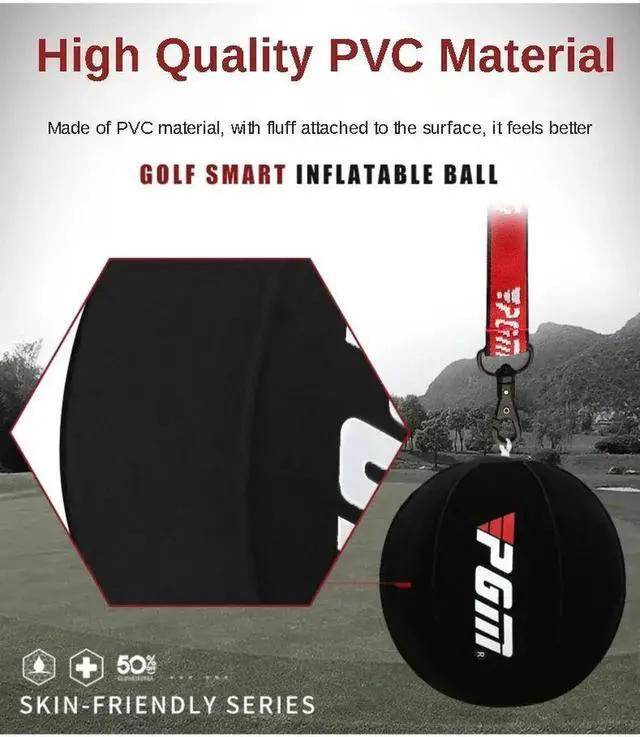 Alt view image 5 of 7 - PGM Inflatable Golf Smart Ball Trainer Portable Swing Arm Co