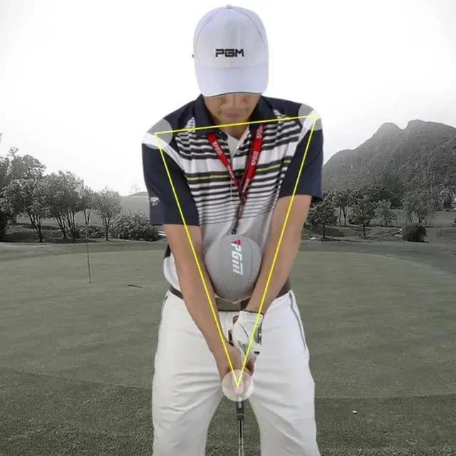 Alt view image 3 of 7 - PGM Inflatable Golf Smart Ball Trainer Portable Swing Arm Co