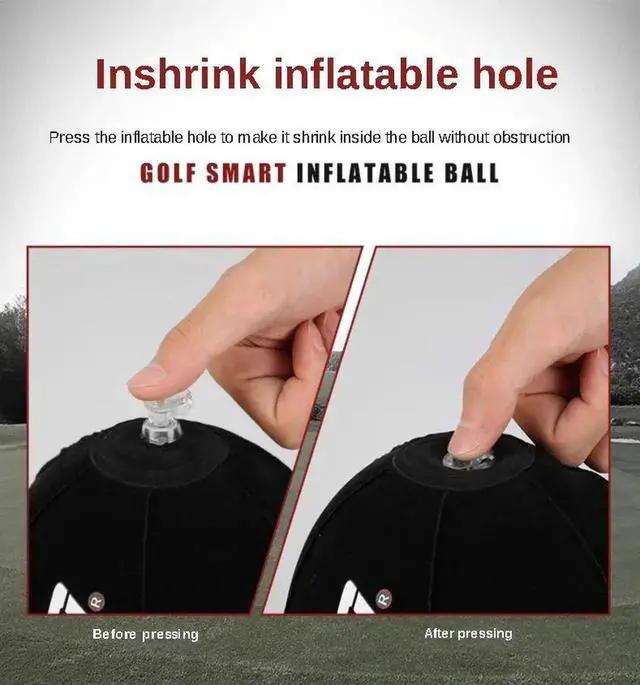 Alt view image 7 of 7 - PGM Inflatable Golf Smart Ball Trainer Portable Swing Arm Co