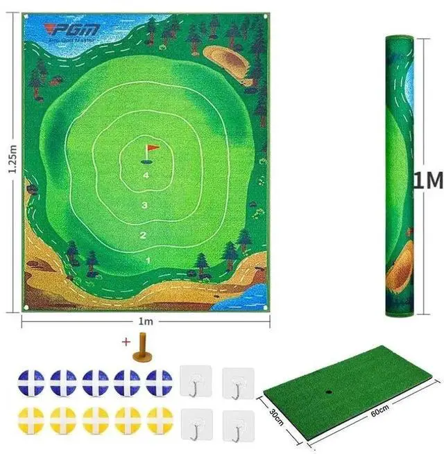 Alt view image 3 of 7 - PGM DJD040 Indoor Mini Golf Suspended Dartboard Practice Ou