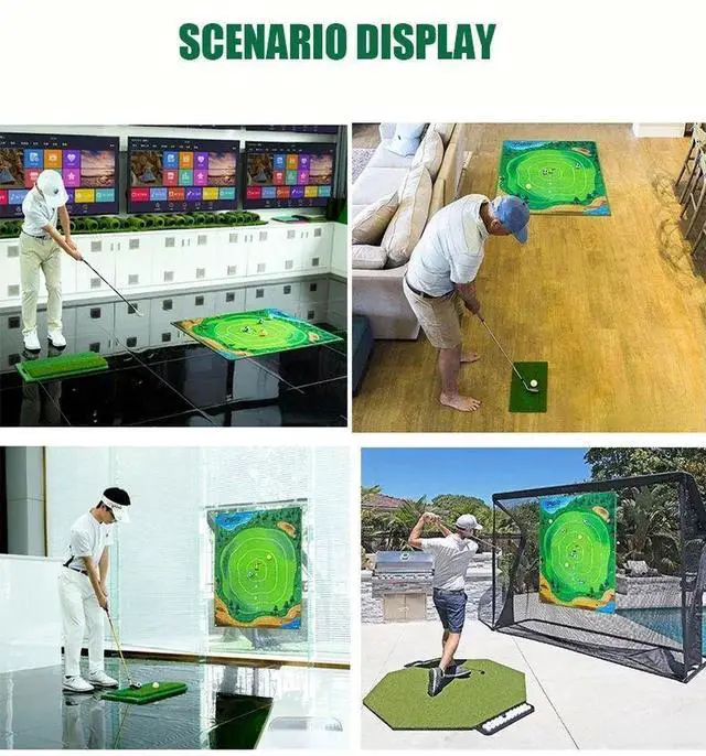 Alt view image 7 of 7 - PGM DJD040 Indoor Mini Golf Suspended Dartboard Practice Ou