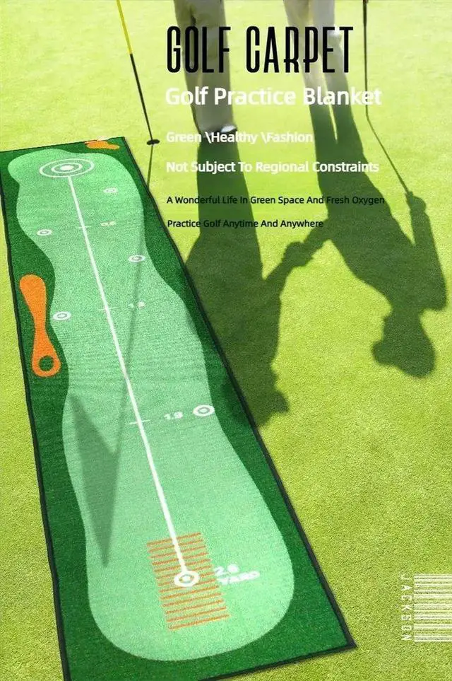 Main image of Indoor and outdoor training putter mat, washable, non-slip,