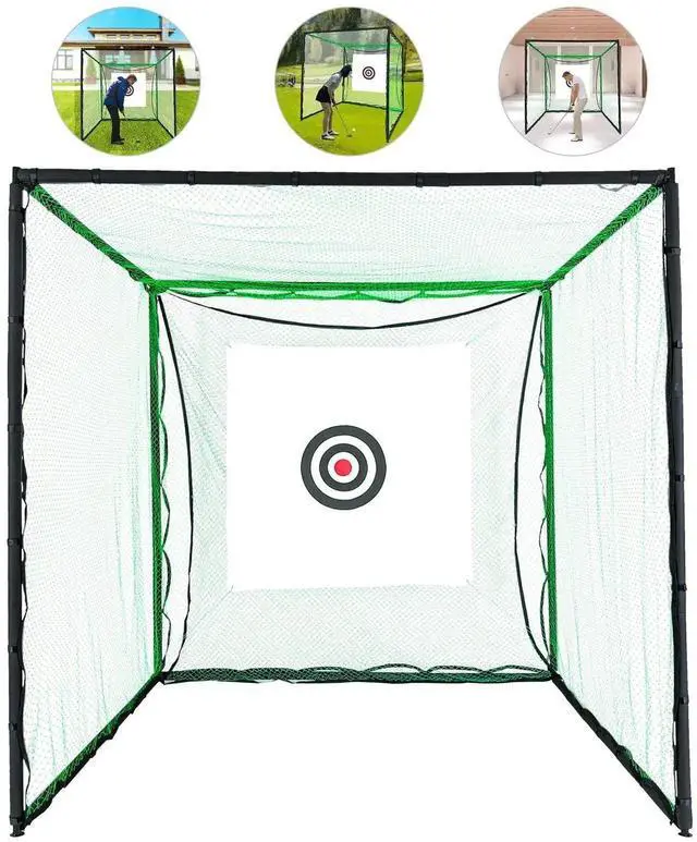 Alt view image 4 of 7 - Golf Hitting Cage Swing Practice Mat for Indoor Outdoor Golf